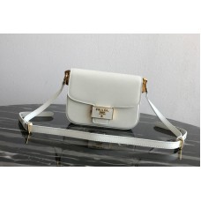 Prada Embleme Saffiano leather bag in White Saffiano leather Prada Embleme Saffiano leather bag in White Saffiano leather