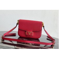 Prada Embleme Saffiano leather bag in Red Saffiano leather Prada Embleme Saffiano leather bag in Red Saffiano leather