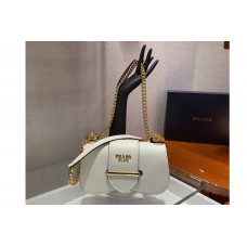Prada Saffiano Leather Prada Sidonie Bag in White Saffiano leather Prada Saffiano Leather Prada Sidonie Bag in White Saffiano leather