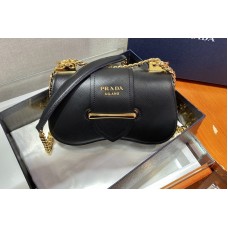 Prada Saffiano Leather Prada Sidonie Bag in Black Saffiano leather Prada Saffiano Leather Prada Sidonie Bag in Black Saffiano leather
