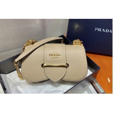 Prada Saffiano Leather Prada Sidonie Bag in Beige Saffiano leather Prada Saffiano Leather Prada Sidonie Bag in Beige Saffiano leather
