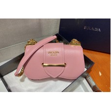 Prada Saffiano Leather Prada Sidonie Bag in Pink Saffiano leather Prada Saffiano Leather Prada Sidonie Bag in Pink Saffiano leather
