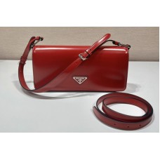 Prada Brushed leather Prada Femme bag in Red Leather Prada Brushed leather Prada Femme bag in Red Leather