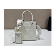 Prada Small Saffiano leather handbag in White Saffiano leather Prada Small Saffiano leather handbag in White Saffiano leather