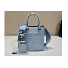 Prada Small Saffiano leather handbag in Blue Saffiano leather Prada Small Saffiano leather handbag in Blue Saffiano leather