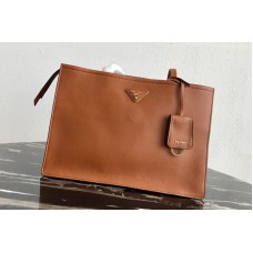 Prada Leather tote Bag in Brown Calf leather Prada Leather tote Bag in Brown Calf leather