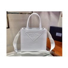 Prada Drill tote bag in White Fabric Prada Drill tote bag in White Fabric
