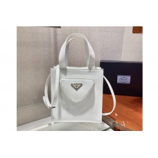 Prada Nappa leather tote bag in White nappa leather