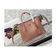 Prada Double Medium Bag in Pink/Pink Saffiano leather Prada Double Medium Bag in Pink/Pink Saffiano leather