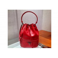 Prada Duet leather shoulder bags Red Calf leather Prada Duet leather shoulder bags Red Calf leather