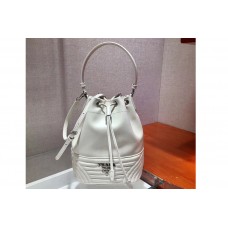 Prada Duet leather shoulder bags White Calf leather Prada Duet leather shoulder bags White Calf leather