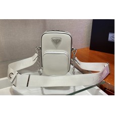 Prada Saffiano leather mini bag in White Saffiano leather Prada Saffiano leather mini bag in White Saffiano leather