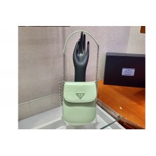 Prada Brushed leather mini-bag in Green brushed leather Prada Brushed leather mini-bag in Green brushed leather