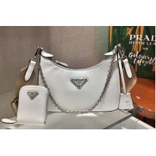 Prada Saffiano leather shoulder bag in White Saffiano leather Prada Saffiano leather shoulder bag in White Saffiano leather