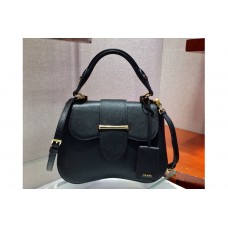 Prada Medium Sidonie Bags Black Saffiano leather