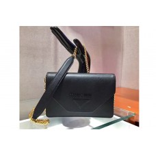 Prada Leather mini-bags Black Calf leather Prada Leather mini-bags Black Calf leather