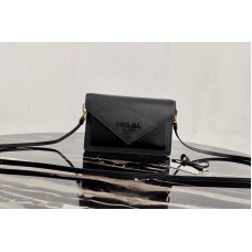 Prada Saffiano leather mini-bag in Black Saffiano leather Prada Saffiano leather mini-bag in Black Saffiano leather
