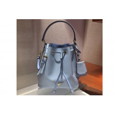 Prada Saffiano Leather Bucket Bag in Blue Saffiano leather Prada Saffiano Leather Bucket Bag in Blue Saffiano leather