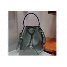 Prada Saffiano Leather Bucket Bag in Gray Saffiano leather Prada Saffiano Leather Bucket Bag in Gray Saffiano leather