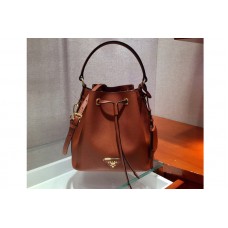 Prada Saffiano Leather Bucket Bag in Orange Saffiano leather Prada Saffiano Leather Bucket Bag in Orange Saffiano leather