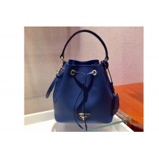 Prada Saffiano Leather Bucket Bag in Dark Blue Saffiano leather Prada Saffiano Leather Bucket Bag in Dark Blue Saffiano leather