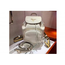 Prada Leather backpack White Calf leather Prada Leather backpack White Calf leather