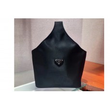 Prada Women Nylon Bucket Tote Bags Black Nylon Prada Women Nylon Bucket Tote Bags Black Nylon