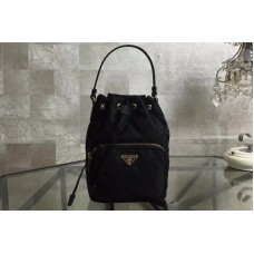 Prada Duet fabric shoulder bag Black Nylon Prada Duet fabric shoulder bag Black Nylon
