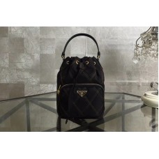 Prada Duet fabric shoulder bag Black Nylon Prada Duet fabric shoulder bag Black Nylon