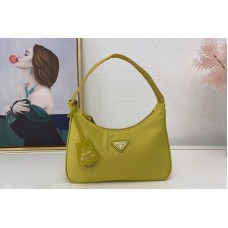 Prada Re-Edition 2000 nylon mini-bag in Lemon Nylon Prada Re-Edition 2000 nylon mini-bag in Lemon Nylon