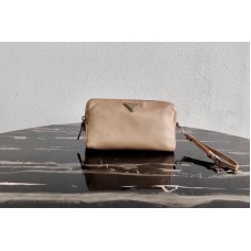 Prada Fabric Cosmetic Pouch in Apricot Fabric Prada Fabric Cosmetic Pouch in Apricot Fabric