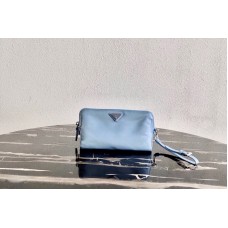 Prada Fabric Cosmetic Pouch in Blue Fabric Prada Fabric Cosmetic Pouch in Blue Fabric