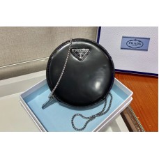 Prada Brushed leather mini-pouch in Black Leather Prada Brushed leather mini-pouch in Black Leather