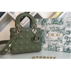 Dior My ABCDior Lambskin Bag Green Lambskin Leather Dior My ABCDior Lambskin Bag Green Lambskin Leather