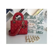 Dior My ABCDior Lambskin Bags Red Lambskin Leather Dior My ABCDior Lambskin Bags Red Lambskin Leather
