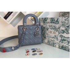 Dior My ABCDior Lambskin Bags Blue Lambskin Leather Dior My ABCDior Lambskin Bags Blue Lambskin Leather