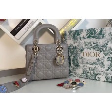 Dior My ABCDior Lambskin Bags Gray Lambskin Leather Dior My ABCDior Lambskin Bags Gray Lambskin Leather