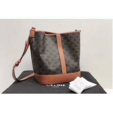 Celine MEDIUM BUCKET IN TRIOMPHE CANVAS