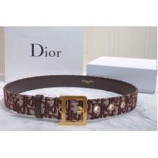 Diorquake Dior Oblique Belt n burgundy Dior Oblique jacquard canvas Diorquake Dior Oblique Belt n burgundy Dior Oblique jacquard canvas