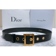 Dior Diorquake Calfskin Belt n Black Calfskin Leather Dior Diorquake Calfskin Belt n Black Calfskin Leather