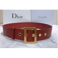 Dior Diorquake Belt n Red Calfskin Leather Dior Diorquake Belt n Red Calfskin Leather
