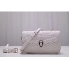 Bvlgari Serpenti Forever Belt Bags White Quilted Nappa Leather Bvlgari Serpenti Forever Belt Bags White Quilted Nappa Leather