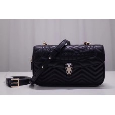 Bvlgari Serpenti Forever Belt Bags Black Quilted Nappa Leather Bvlgari Serpenti Forever Belt Bags Black Quilted Nappa Leather