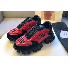 Prada Cloudbust Thunder knit sneakers Red Fabric Prada Cloudbust Thunder knit sneakers Red Fabric