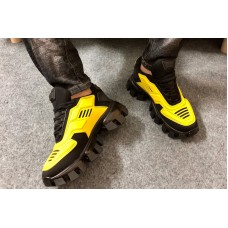 Prada Cloudbust Thunder knit sneakers Yellow Fabric Prada Cloudbust Thunder knit sneakers Yellow Fabric