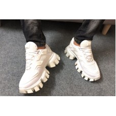 Prada Cloudbust Thunder knit sneakers White Fabric Prada Cloudbust Thunder knit sneakers White Fabric
