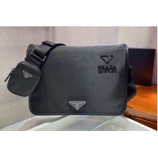 Prada Re-Nylon and Saffiano leather shoulder bag in Black nylon Prada Re-Nylon and Saffiano leather shoulder bag in Black nylon
