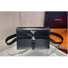 Prada Re-Nylon and leather shoulder bag in Black nylon Prada Re-Nylon and leather shoulder bag in Black nylon