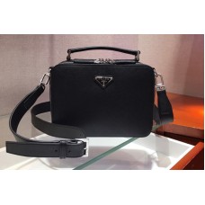 Prada Brique Saffiano leather bags Black Saffiano leather Prada Brique Saffiano leather bags Black Saffiano leather