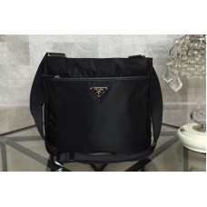 Prada messenger nylon bag Black
